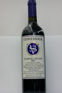 Stonyridge Vineyard （ｽﾄﾆｰﾘｯｼﾞ　ｳﾞｨﾝﾔｰﾄﾞ）